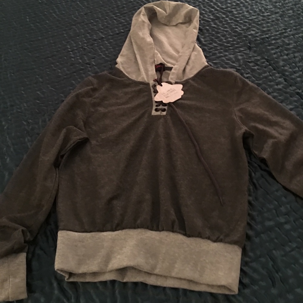 Two-toned Grey Hoodie